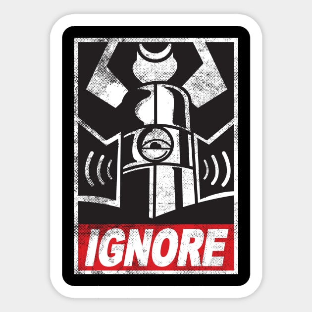 IGNORE Sticker by CreativeOutpouring